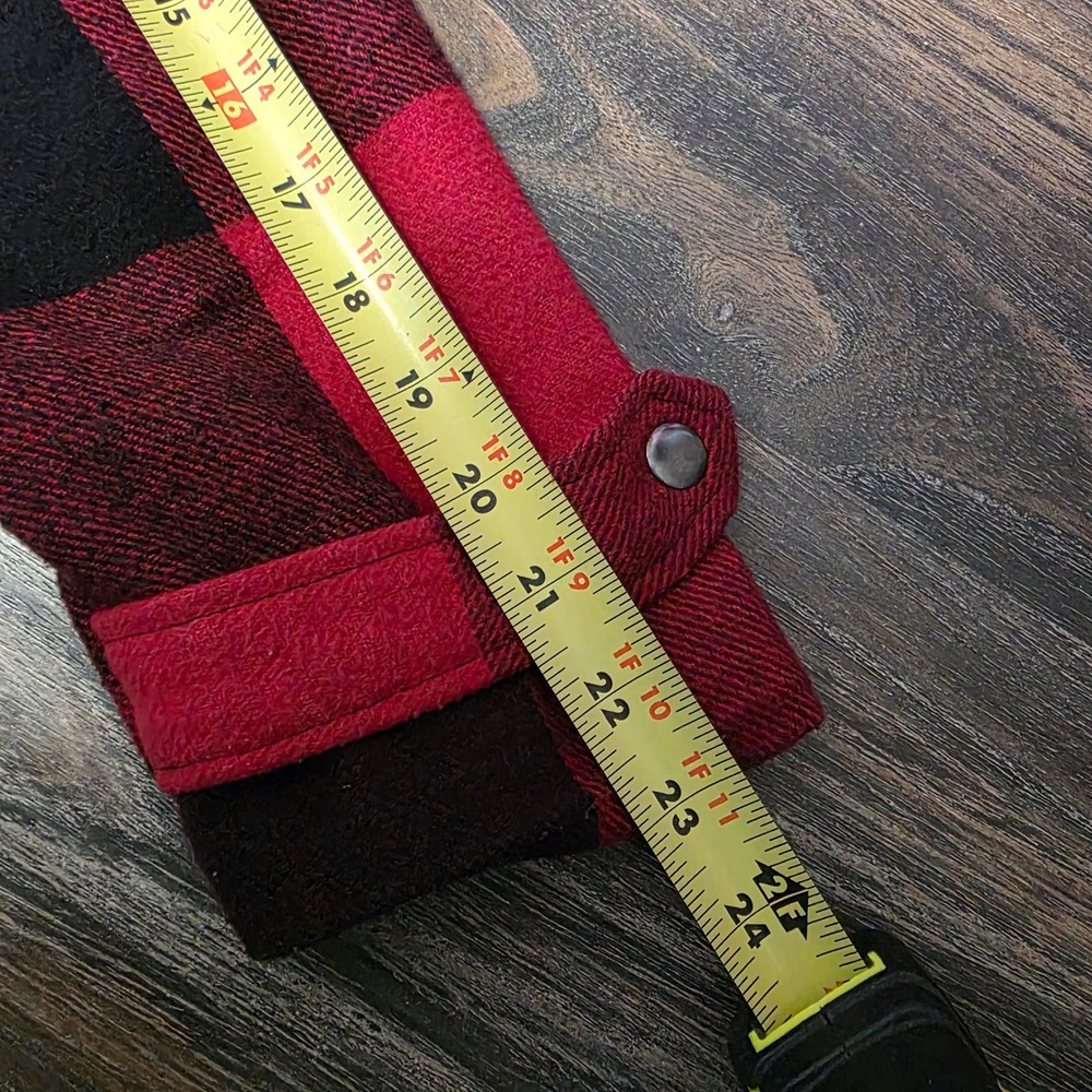 Rock‎ & Republic Red Buffalo Plaid Asymmetric Zip Sherpa Hood Jacket XL - Picture 7 of 8